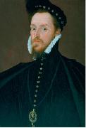 Portrait of Henry Carey, 1st Baron Hunsdon, Steven van Herwijck